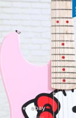 Hello Kitty Squier Fender Stratocaster Guitar Brand New