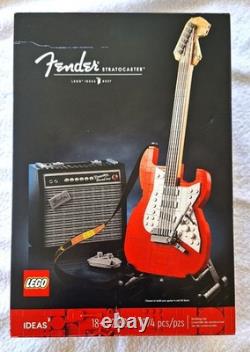 LEGO Ideas Fender Stratocaster 21329, New Sealed, Box Has a Few Creases & Dents
