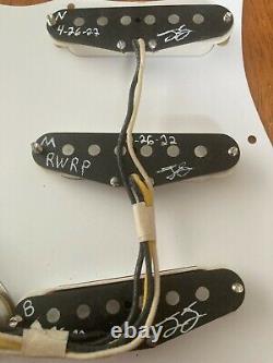 Loaded Fender Strat Stratocaster Pickguard Handwound Pickups RWRP All USA