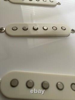 Loaded Fender Strat Stratocaster Pickguard Handwound Pickups RWRP All USA