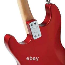 Loog Fender X Loog 3-String Stratocaster Guitar Candy Apple Red