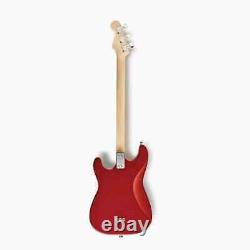 Loog Fender X Loog 3-String Stratocaster Guitar Candy Apple Red