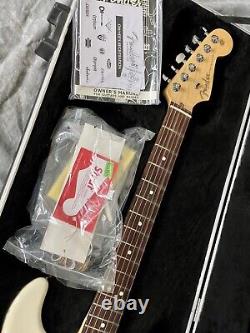 MINT NOS 2010 Fender American Standard Stratocaster Olympic White Rswd