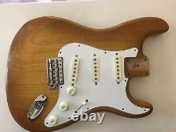 MJT Stratocaster Body Loaded with Tone Specific 1969 Jazzy Strat Set. Fender Bridge