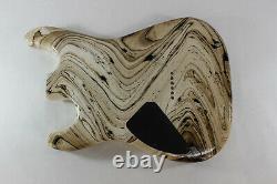 Mocha Swirl Mahogany SSS Strat Stratocaster body Fits Fender neck J172