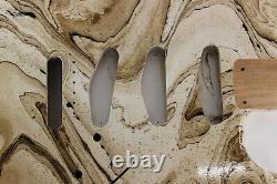 Mocha swirled Alder SSS Strat Stratocaster body Fits Fender neck J166