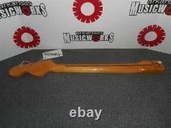 NEW Allparts Fender Licensed Large Headstock Maple Strat Neck, Poly, #LMF