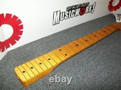 NEW Allparts Fender Licensed Neck For Stratocaster, Maple, Aged Satin #SMVF-C