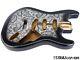 New Fender Lic Stratocaster Body For Fender Strat Guitar Black Paisley Sbf-bkp