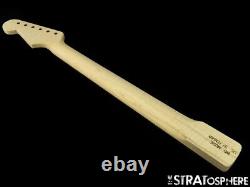 NEW Fender Lic WD Stratocaster Strat Replacement NECK AAA Flame Maple Rosewood21