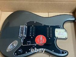 NEW Fender Squier Affinity HH Stratocaster CHARCOAL FROST METALLIC LOADED BODY