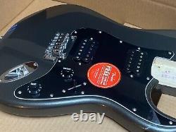 NEW Fender Squier Affinity HH Stratocaster CHARCOAL FROST METALLIC LOADED BODY