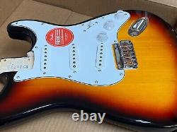 NEW Fender Squier Affinity Stratocaster 3-Color Sunburst LOADED BODY