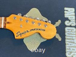 NEW Fender Squier Classic Vibe 70s Stratocaster NECK With TUNING PEGS, Neck Plate