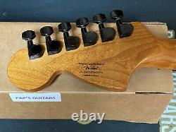 NEW Fender Squier Contemporary Roasted Maple Stratocaster NECK With TUNING PEGS