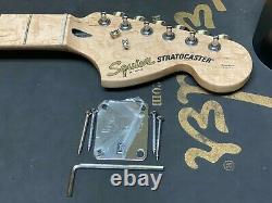 NEW Fender Squier Standard Stratocaster NECK With TUNING PEGS