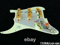 NEW Fender Stratocaster LOADED PICKGUARD Gen 4 Noiseless Mint Green 3Ply 11 Hole