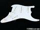 New Fender Stratocaster Loaded Pickguard Strat C Shop 69 White 1 Ply 8 Hole