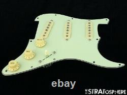 NEW Fender Stratocaster LOADED PICKGUARD Strat Tex Mex Mint Green 3 Ply 11 Hole