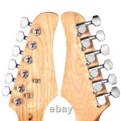 NEW IN BOX? F brand S Style Electric Guitar +Whammy +Case/Bag +Strap +Pick