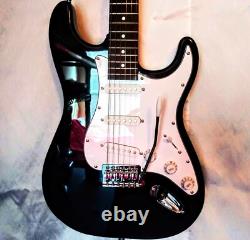 NEW IN BOX? Unmarked S Style Electric Guitar +Case/Bag +Strap +Cable