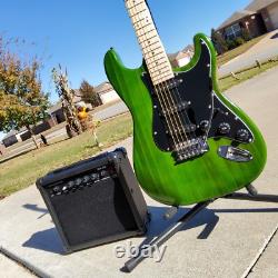 NEW IN BOX? WithAMP! S Style Electric Guitar w Soft Case / Gig Bag