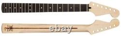 NEW Mighty Mite Fender Lic Stratocaster Strat NECK Ebony Jumbo Frets MM2930-M