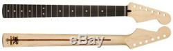 NEW Mighty Mite Fender License Ebony Compound Strat NECK Stratocaster MM2910CR-M