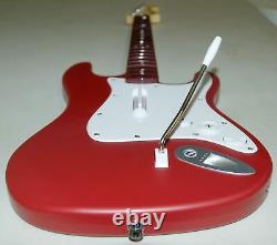 NEW OEM Rock Band 3 Nintendo Wii Wii-U Wireless Fender Stratocaster Guitar RED