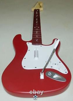 NEW OEM Rock Band 3 Nintendo Wii Wii-U Wireless Fender Stratocaster Guitar RED