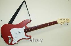 NEW OEM Rock Band 3 Nintendo Wii Wii-U Wireless Fender Stratocaster Guitar RED