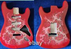 NEW Replacement BODY for Fender Stratocaster Strat, Alder, Pink Paisley