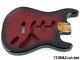 New Replacement Body For Fender Stratocaster Strat, Roasted Ash, Midnight Wine