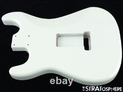 NEW Replacement BODY for Fender Stratocaster Strat, Roasted Ash, Olympic White