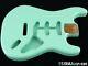 New Replacement Body For Fender Stratocaster Strat, Roasted Ash, Surf Green