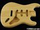 New Replacement Body For Fender Stratocaster Strat, Roasted Ash, Unfinished