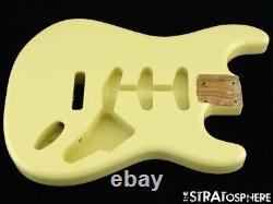 NEW Replacement BODY for Fender Stratocaster Strat, Roasted Ash, Vintage White