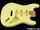 New Replacement Body For Fender Stratocaster Strat, Roasted Ash, Vintage White