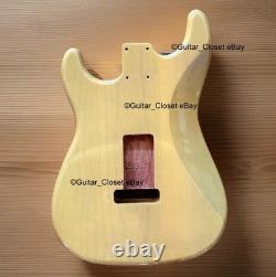 NEW Strat BODY for Fender Strat Alder Gloss Butterscotch Blonde Guitar SSS