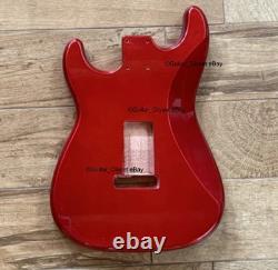 NEW Strat BODY for Fender Strat Alder Metallic Candy Apple Red Guitar SSS Gloss