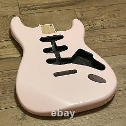 NEW Strat BODY for Fender Strat Alder Shell Pink Stratocaster SSS