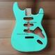New Strat Body For Fender Strat Nitro Alder Surf Green Matte Guitar Sss
