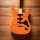 New Strat Body For Fender Stratocaster Alder Gloss Capri Orange Guitar