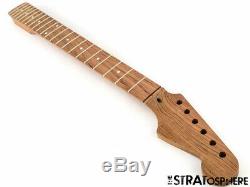 NEW WD Fender Licensed for Stratocaster Strat NECK ALL BUBINGA Modern 22 Fret