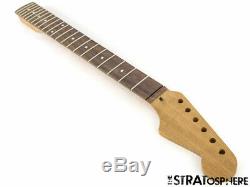 NEW WD Fender Licensed for Stratocaster Strat NECK MAHOGANY ROSEWOOD Modern22