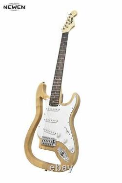 NEWEN Stratocaster GHOST Electric Guitar Made Argentina Solid White Oak Natural