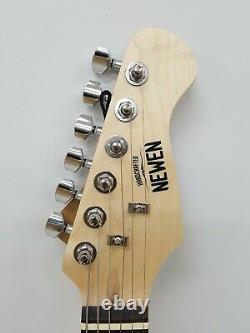 NEWEN Stratocaster GHOST Electric Guitar Made Argentina Solid White Oak Natural