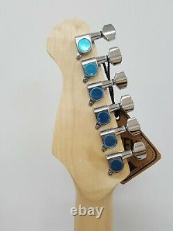 NEWEN Stratocaster GHOST Electric Guitar Made Argentina Solid White Oak Natural