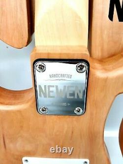 NEWEN Stratocaster GHOST Electric Guitar Made Argentina Solid White Oak Natural