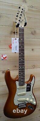 New Fender American Performer Stratocaster Electric Guitar Honey Burst withGigbag